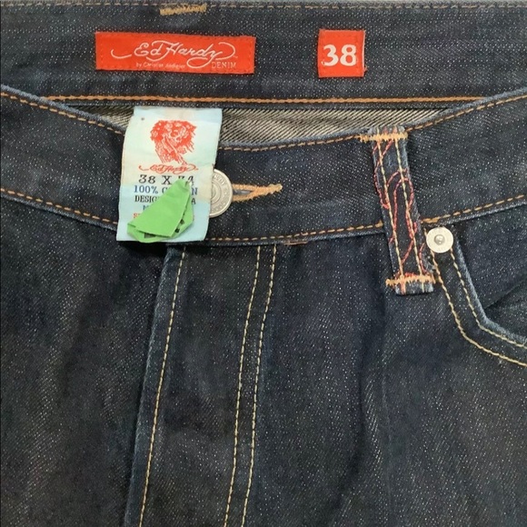 Ed Hardy 2009 Skull & Crossbones Fire Rhinestone - Picture 6 of 8